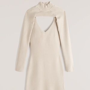 Mini Sweater Dress and Mockneck Shrug Set (only selling the dress)